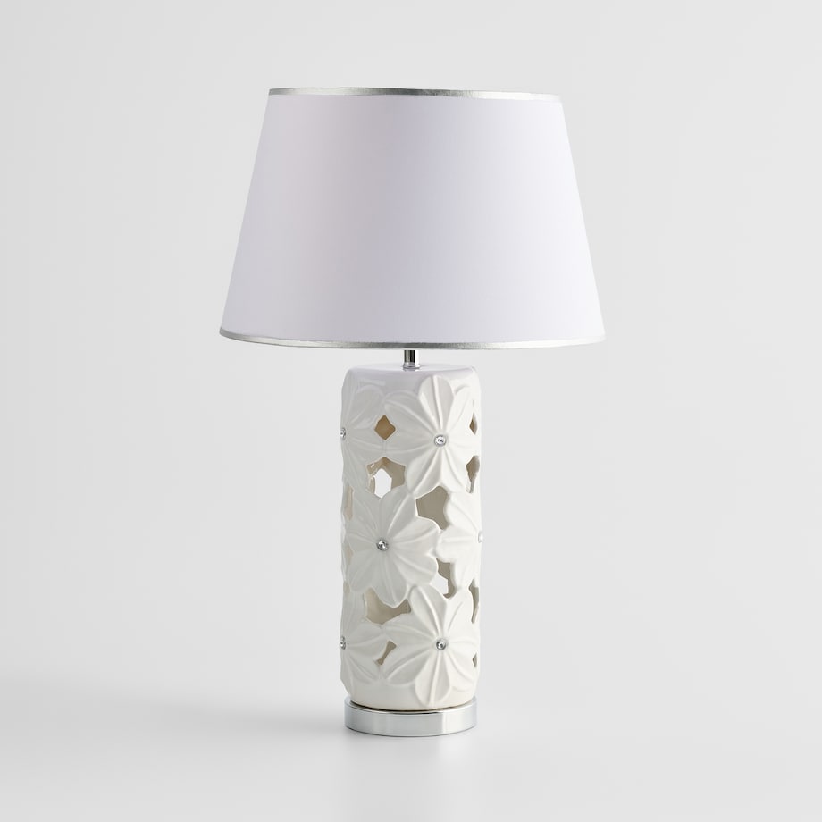 Lampa Stołowa Filonki z motywem kwiatowym