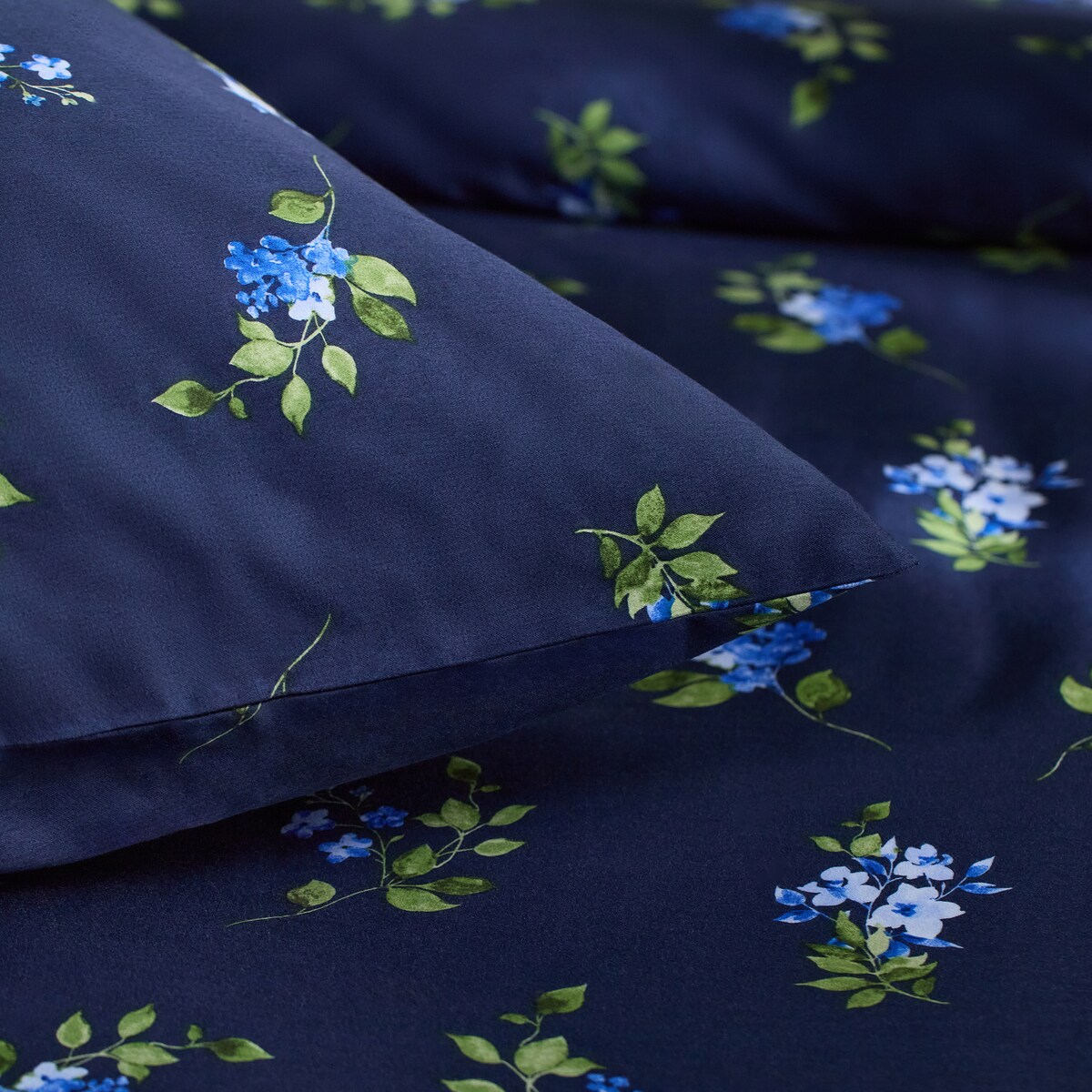 Pościel z bawełny satynowej Pateka 160x200 cm z wzorem kwiatowym