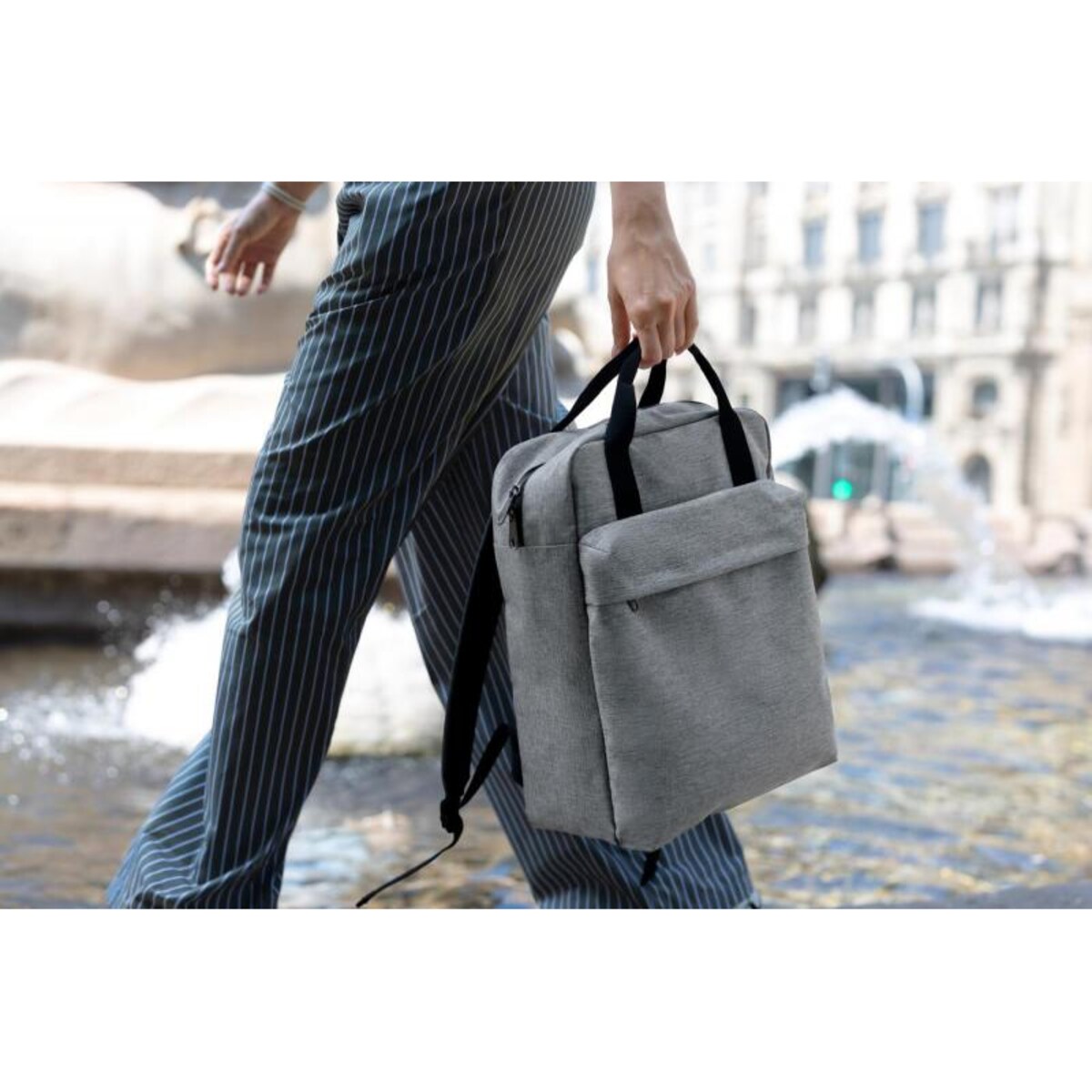 Plecak allday backpack M twist silver, 15 l