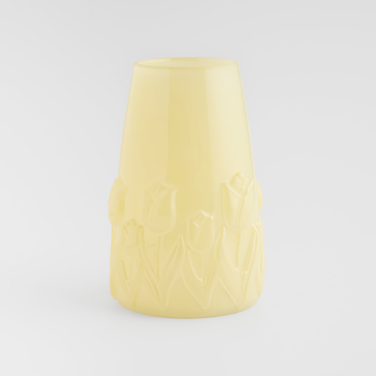 Wazon Glass tulip z motywem kwiatowym