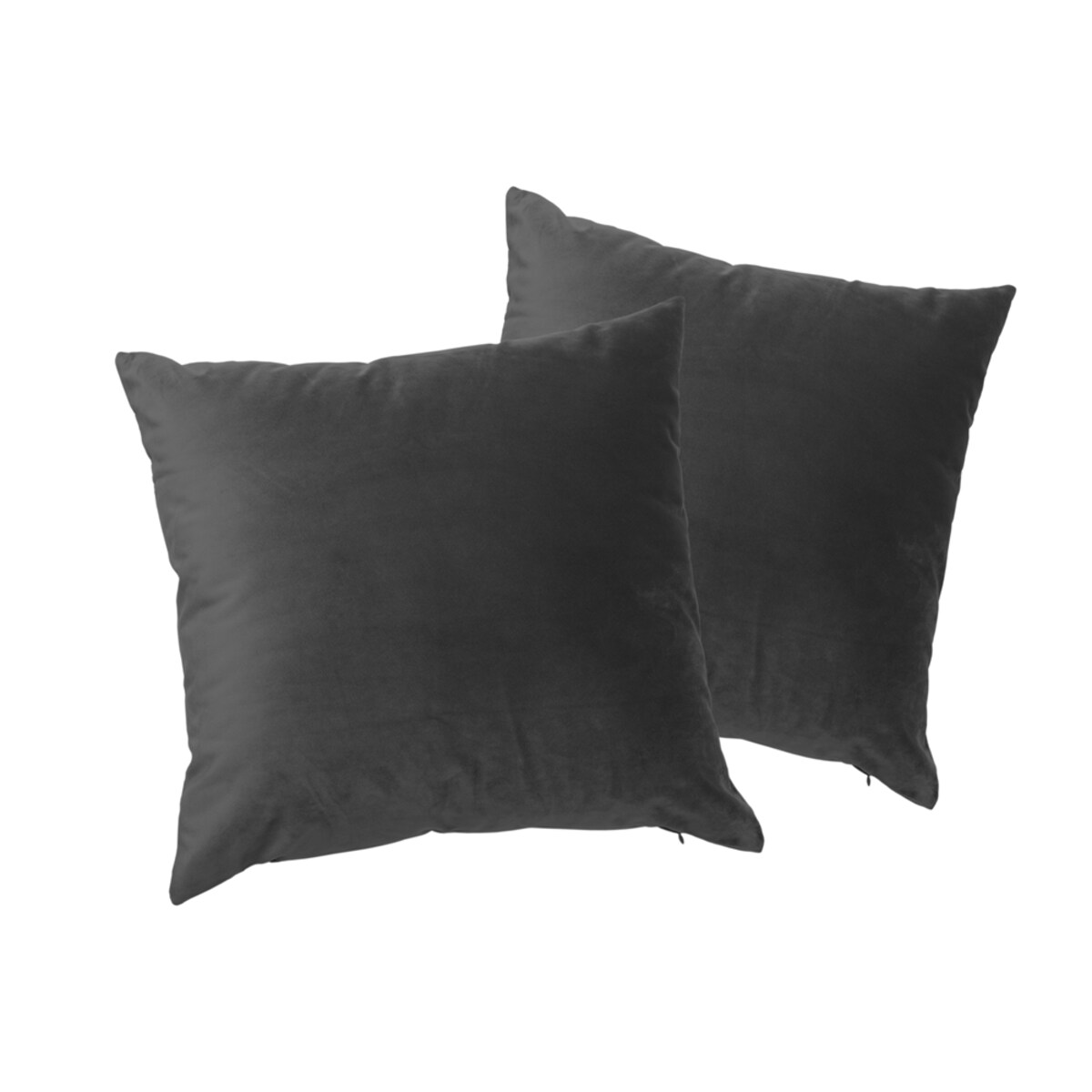 Grafitowa poszewka na zamek Werona 45x45 cm