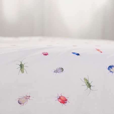 Komplet pościeli bawełnianej Bugbug 160x200 cm z 2 poszewkami 70x80