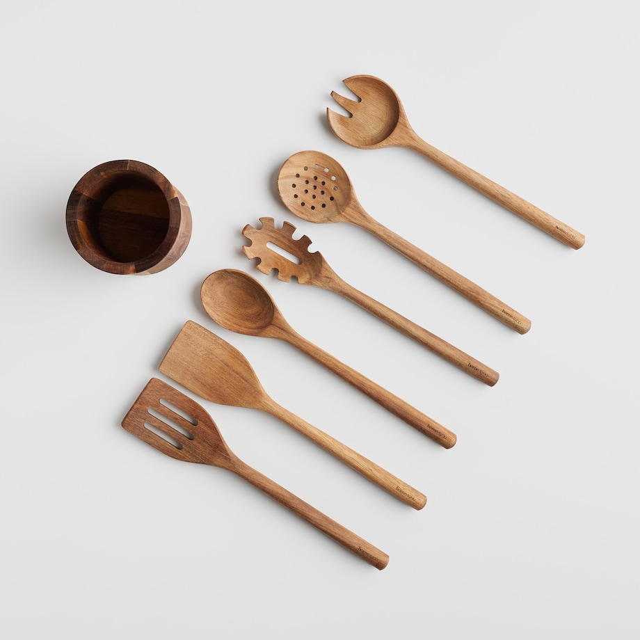 6-elementowy Zestaw Utensyliów ze stojakiem Trebiens