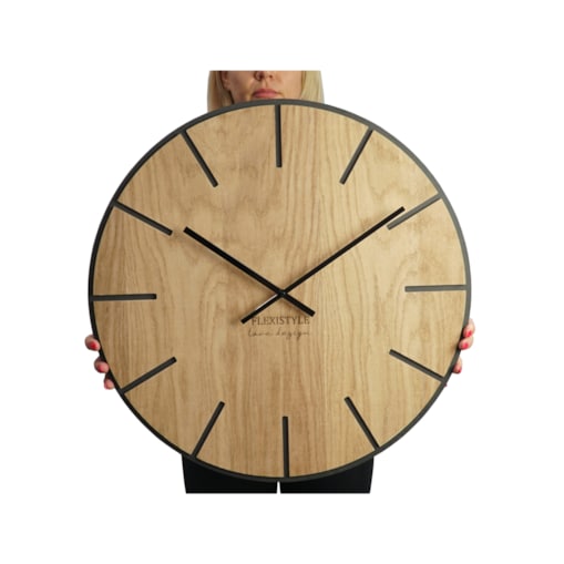 Zegar ścienny duży Wood Art 60cm