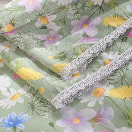 Bieżnik z nadrukiem Melow 35x180 cm z wzorem kwiatowym