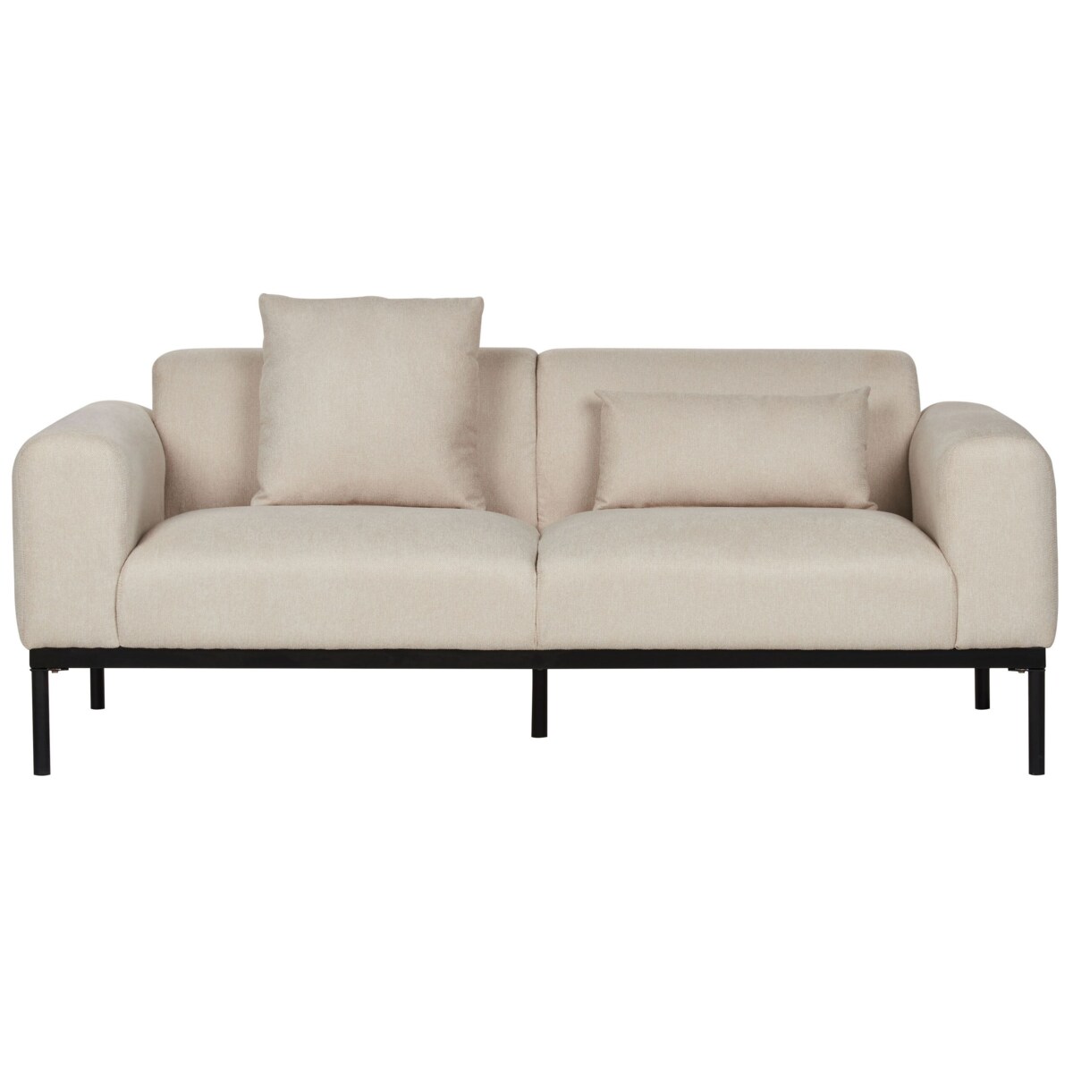 Sofa 2-osobowa len syntetyczny MALMOS