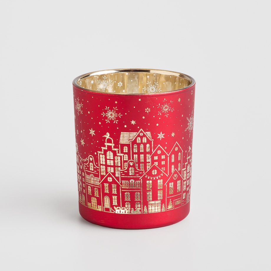 Świecznik Hausik z motywem domku