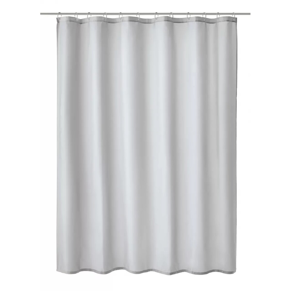 Kleine Wolke Kito Tekstylna Zasłona prysznicowa szara 120x200 cm