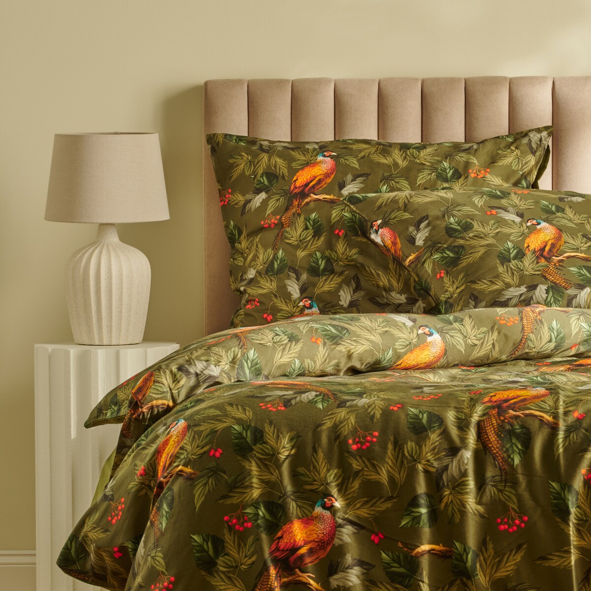 Pościel z bawełny satynowej Bazanti 200x220 cm z motywem zwierzęcym