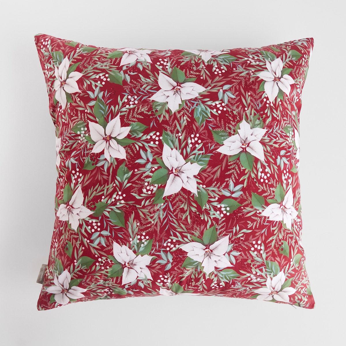 Poszewka z nadrukiem Poinsetia 45x45 cm