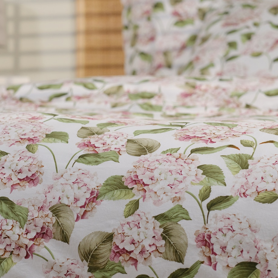 Pościel Bawełniana Tensia 160x200 cm z motywem kwiatowym