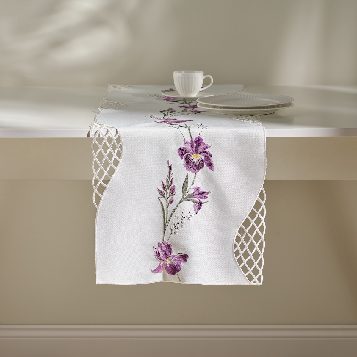 Bieżnik Haftowany Luya 35x174 cm