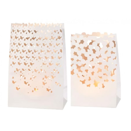 Zestaw 2 papierowych lampionów Flowers & Dots, Raeder