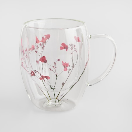 Komplet Szklanek Florrisa set z motywem kwiatowym