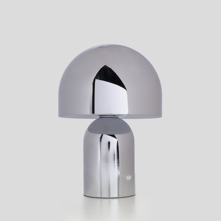 metalowa lampa stołowa typu "grzybek" simatina