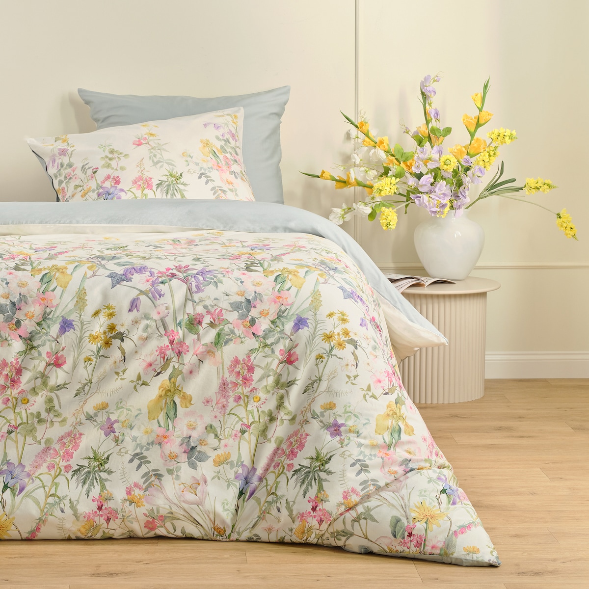 Pościel z bawełny satynowej Gardenblum 200x220 cm