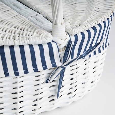 Koszyk z rączką Karson w paski