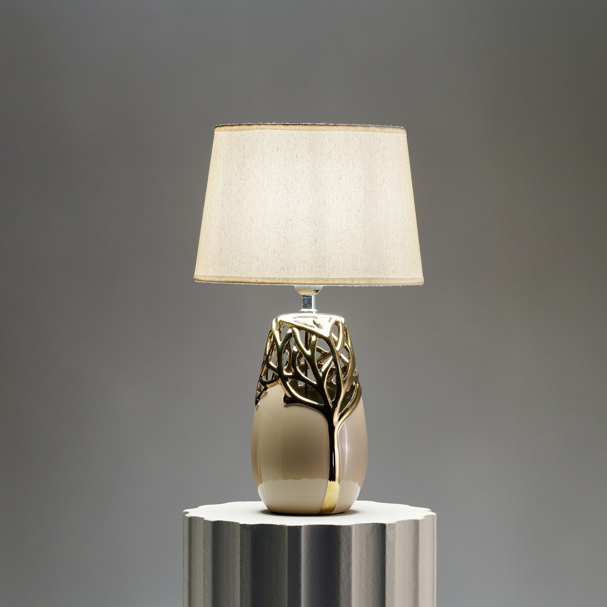 Lampa Stołowa Oaktree z motywem arabeski