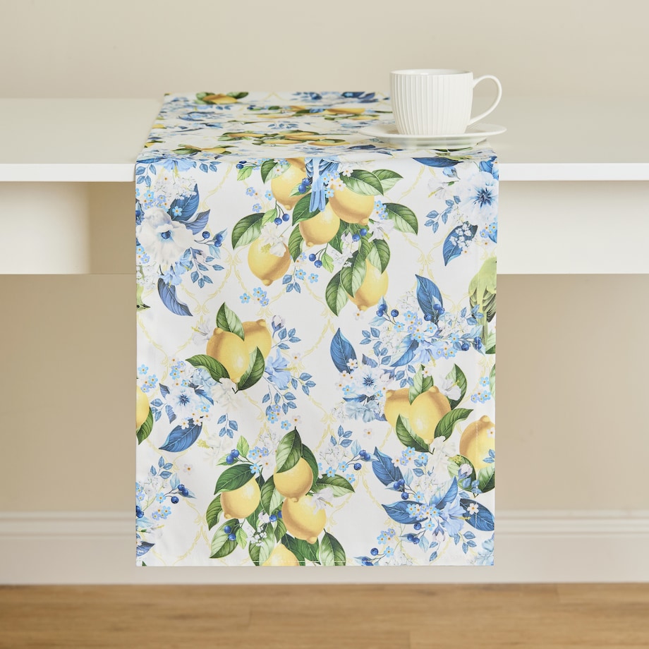 Bieżnik z nadrukiem Lemondi 40x180 cm z motywem owoców