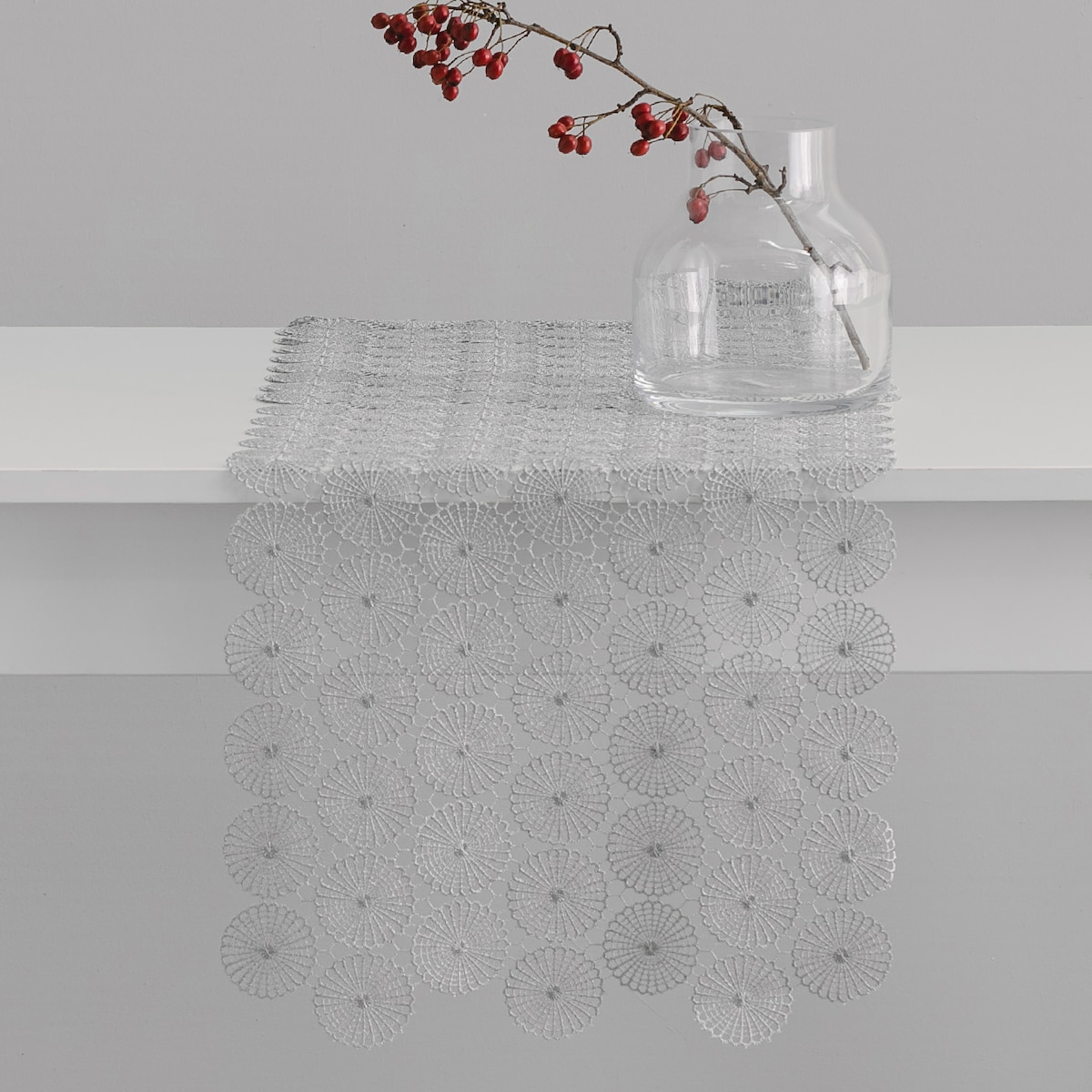 Bieżnik Beaulieur 35x180 cm z motywem geometrycznym