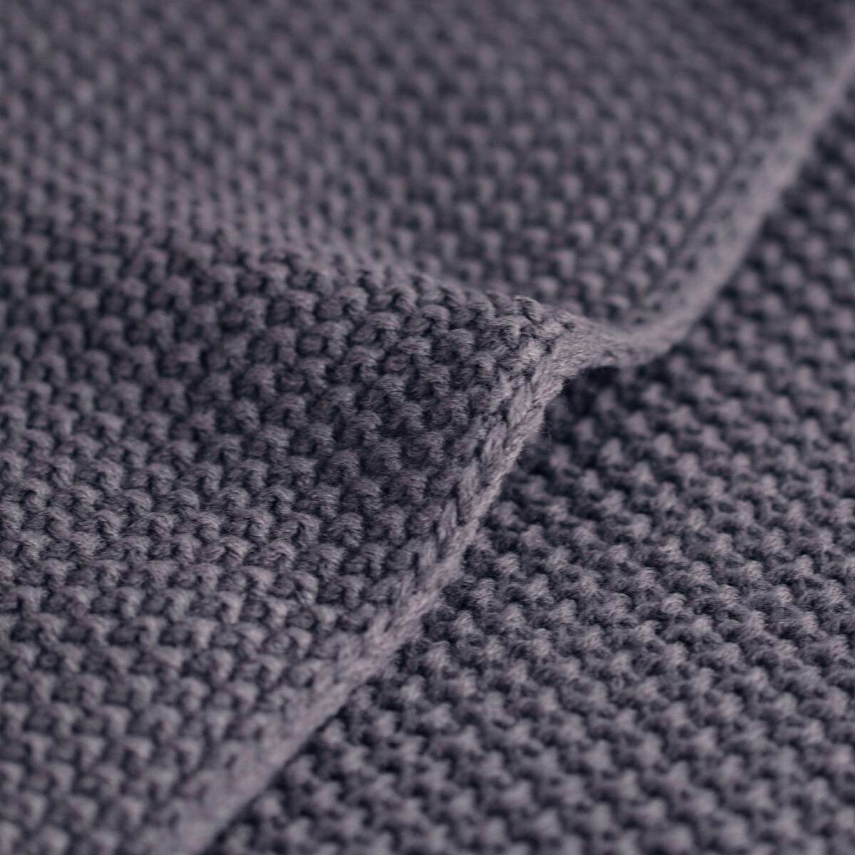 Koc jednokolorowy dzianinowy Zaldar 130x170 cm