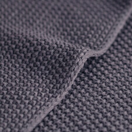 Koc jednokolorowy dzianinowy Zaldar 130x170 cm