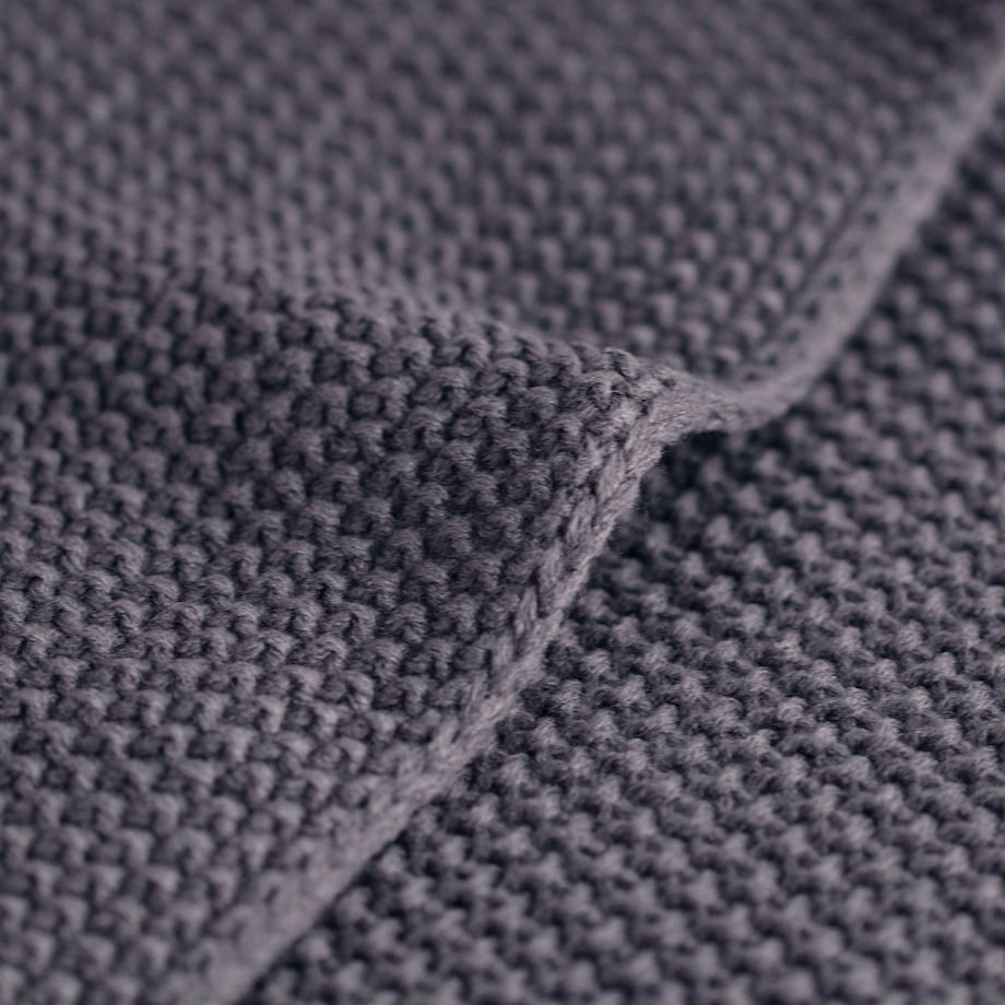 Koc jednokolorowy dzianinowy Zaldar 130x170 cm