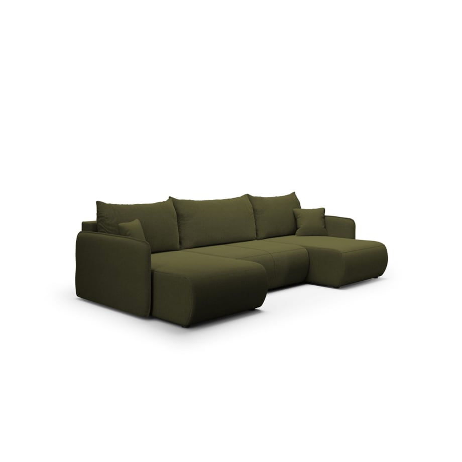 Narożnik FOREST U z funkcją spania Kolor: Curio 39