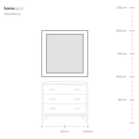 Ręcznie zdobiony obraz z elementami złota tahir 100x100 z motywem abstrakcyjnym
