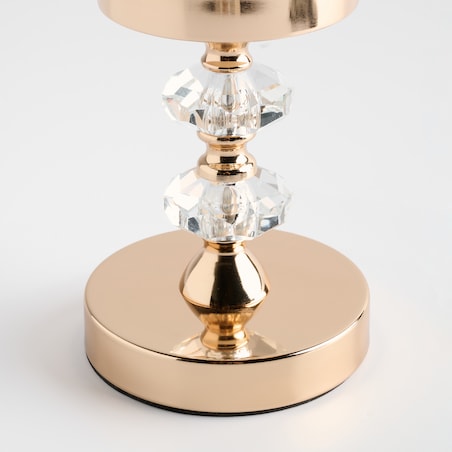 Świecznik Donna double z motywem geometrycznym