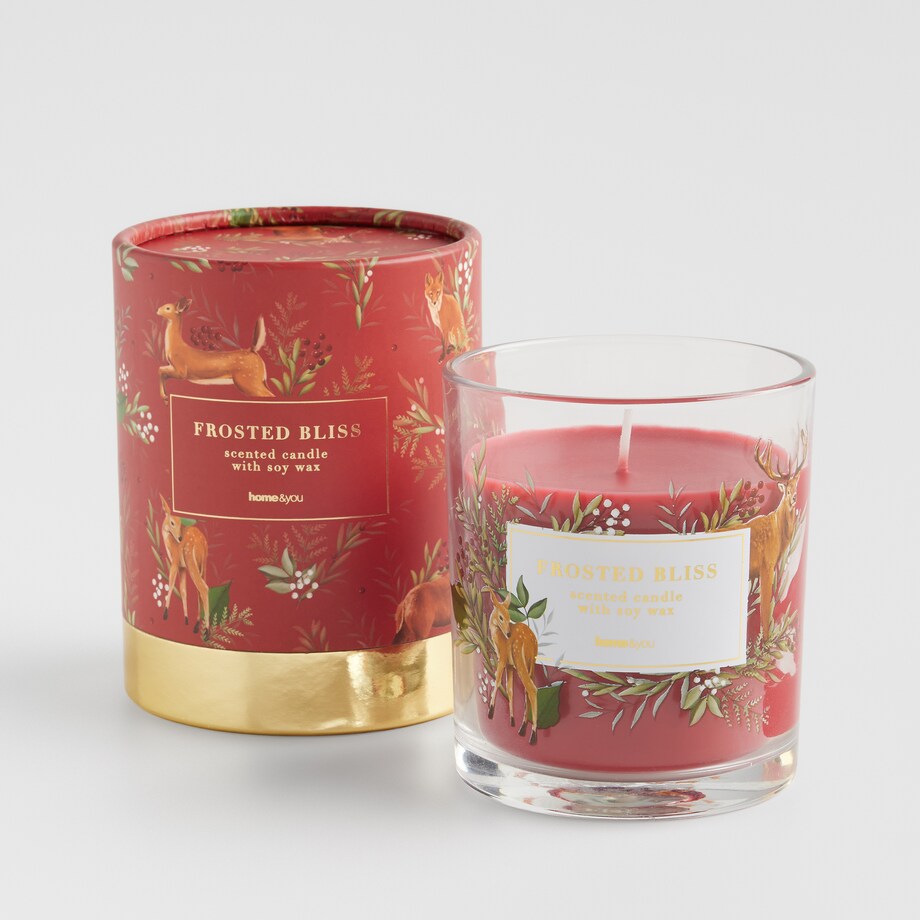 Świeca Zapachowa Wildero box z motywem zwierząt leśnych