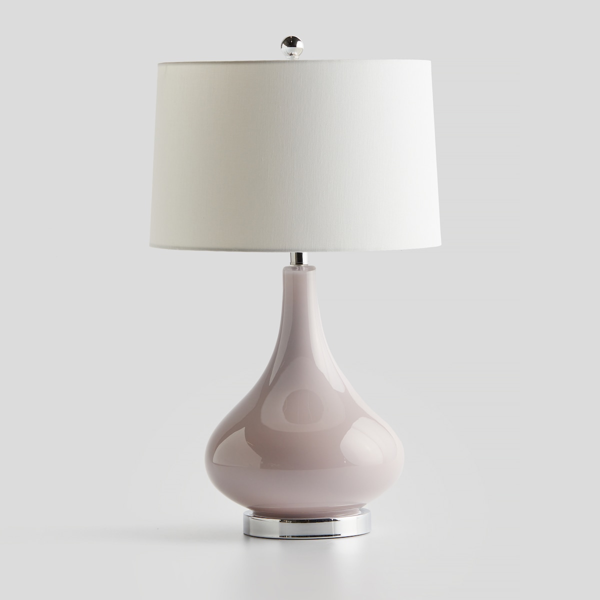 Lampa Stołowa Ze Szklaną Podstawą Edna