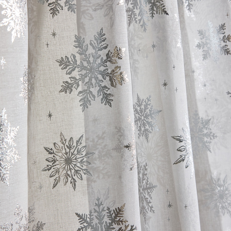 Firana z nadrukiem Frostello 140x250 cm