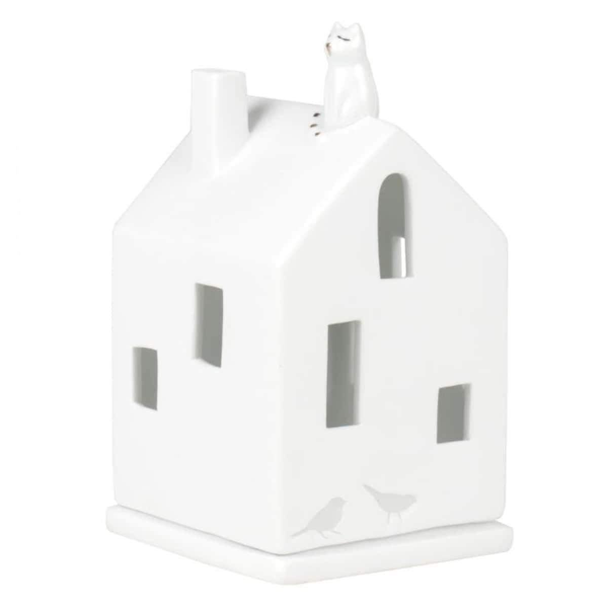 Lampion Domek Kot, 7 x 7 x 13 cm, Raeder