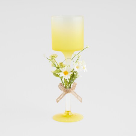 Świecznik Fioretti z motywem roślinnym