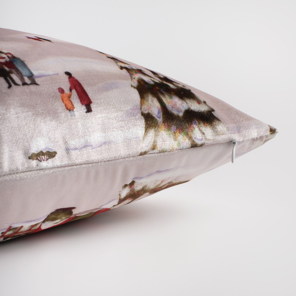 Poszewka z nadrukiem Winhurst 45x45 cm z motywem domku