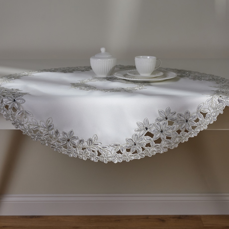 Serweta Adelaida 2 ? 80 cm z motywem kwiatowym