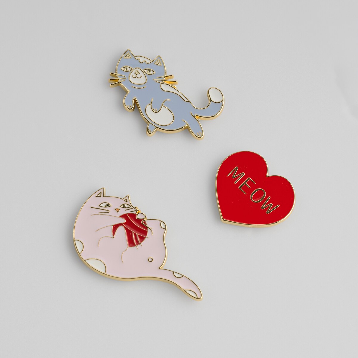 Komplet Magnesów Catisi z motywem zwierzęcym