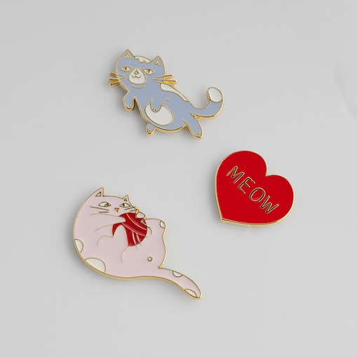 Komplet Magnesów Catisi z motywem zwierzęcym