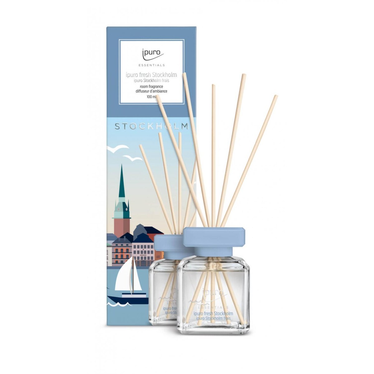 Dyfuzor zapachowy ipuro ESSENTIALS, Fresh Stockholm, 100 ml