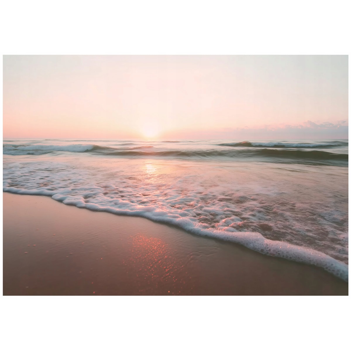 Fototapeta Do Sypialni Salonu Na Flizelinie Morze Natura Beżowy 300x210