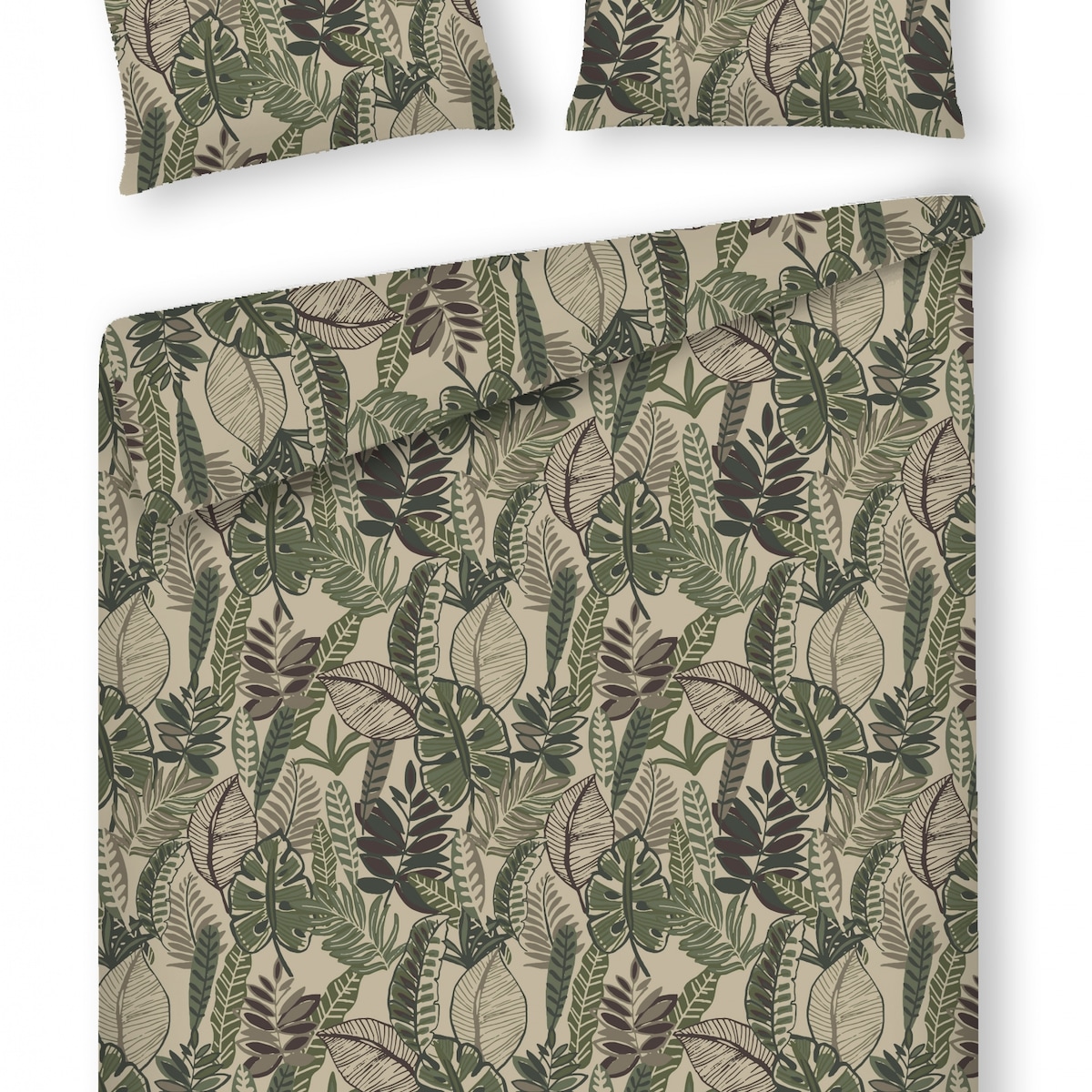 Pościel Satynowa Moder 160x200 cm