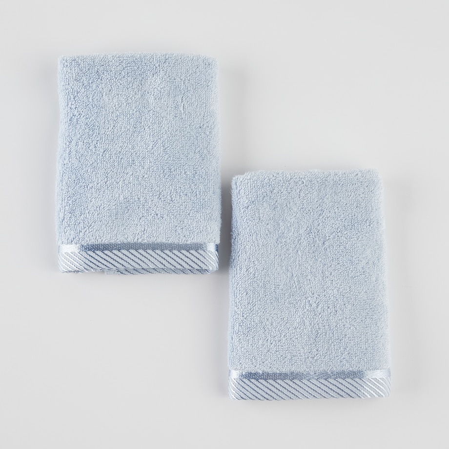 Komplet 2 szt. ręczników do twarzy lub do rąk Bambo 30x30 cm