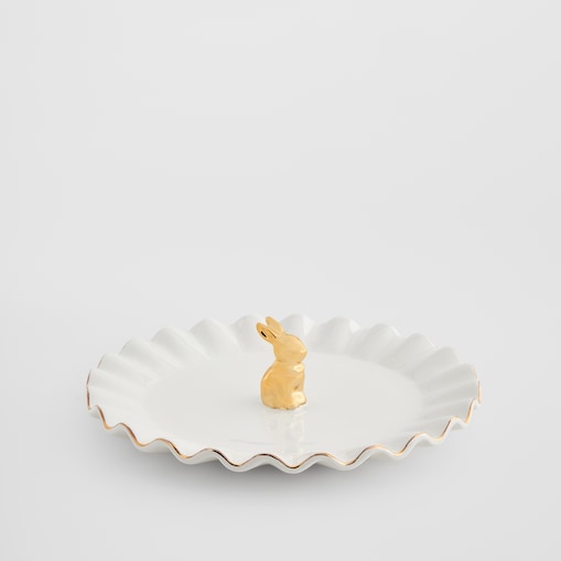 Patera Wonderland z motywem królika