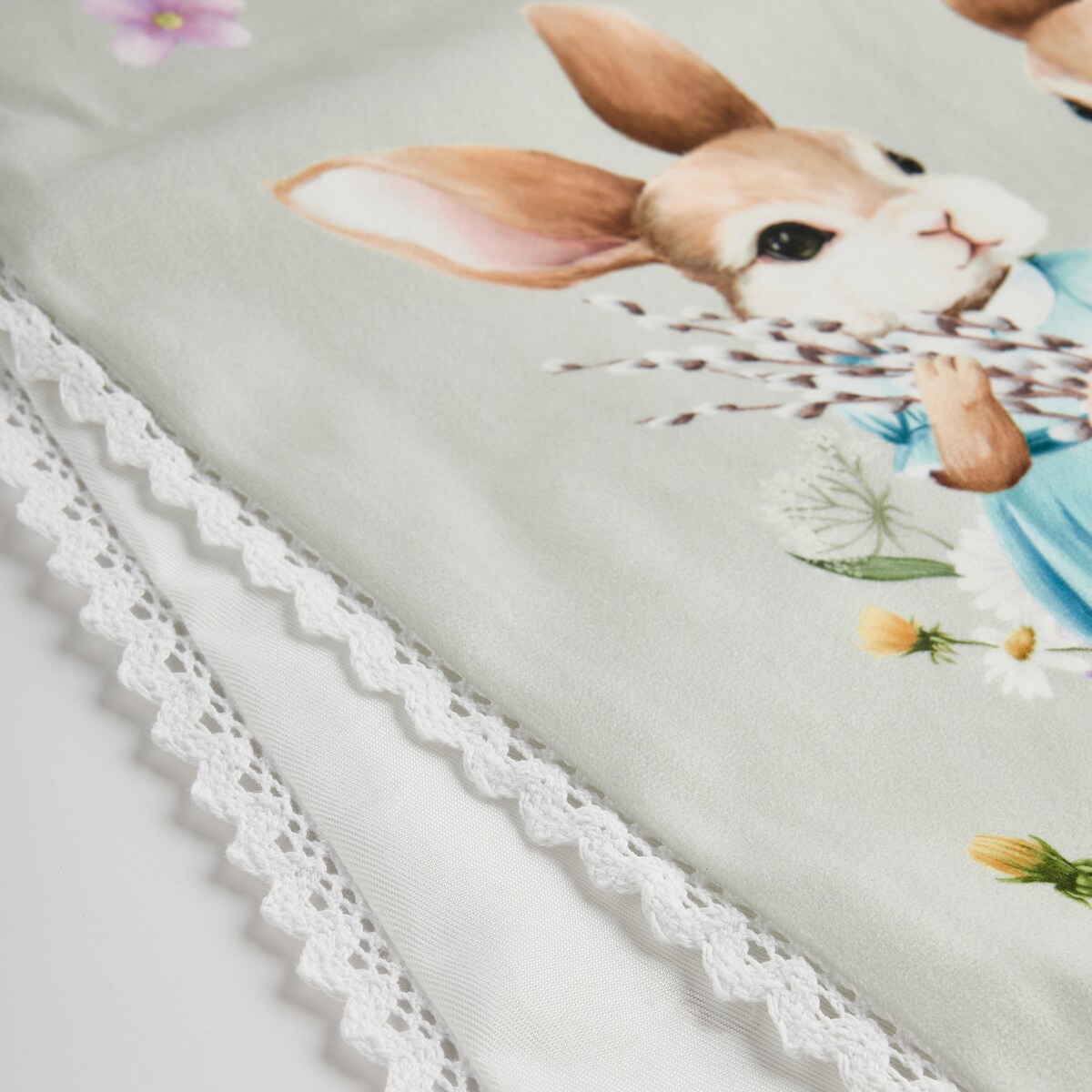 Bieżnik z nadrukiem Emi 35x180 cm z motywem królika