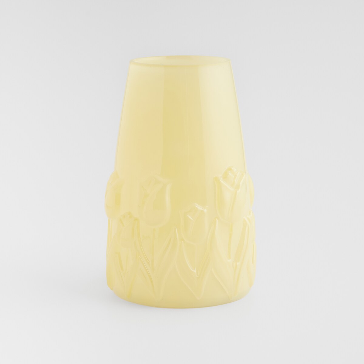 Wazon Glass tulip z motywem kwiatowym