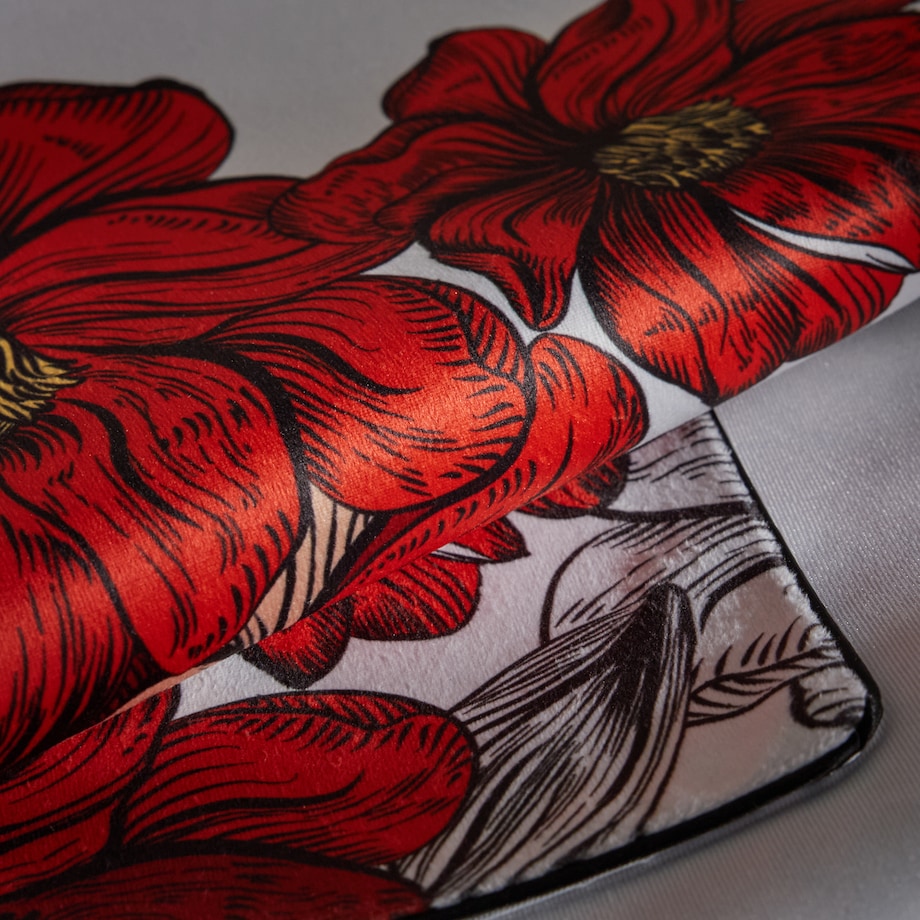 Bieżnik Verilos 35x180 cm z motywem kwiatowym