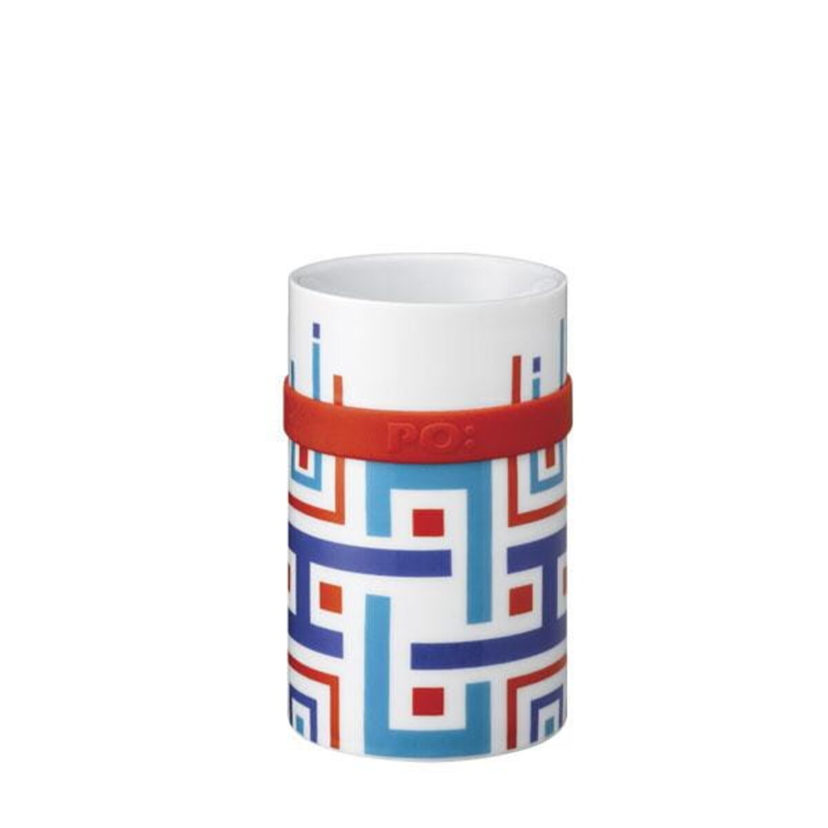 Kubek Blue Geometric, 250 ml, PO: Selected