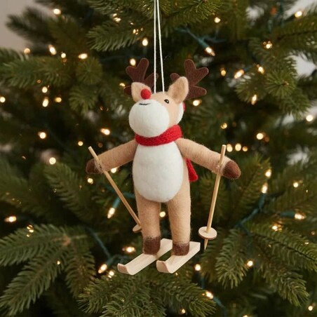 Dekoracja Wisząca Reniskate z motywem renifera