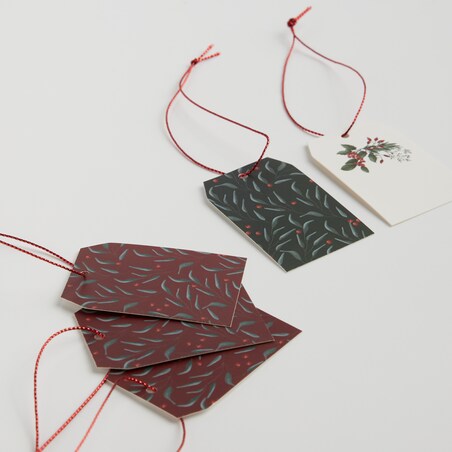 Komplet Zawieszek Prezentowych Berlifado z motywem liściastym